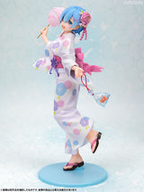 Re:Zero kara Hajimeru Isekai Seikatsu - Rem - 1/7 - Yukata ver. (Kadokawa, Revolve), Dimensions: 230 mm, Scale: 1/7 H=230mm (8.97in, 1:1=1.61m), Material: ABSPVC, Nippon Figures