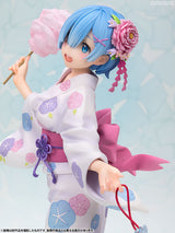 Re:Zero kara Hajimeru Isekai Seikatsu - Rem - 1/7 - Yukata ver. (Kadokawa, Revolve), Dimensions: 230 mm, Scale: 1/7 H=230mm (8.97in, 1:1=1.61m), Material: ABSPVC, Nippon Figures