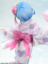 Re:Zero kara Hajimeru Isekai Seikatsu - Rem - 1/7 - Yukata ver. (Kadokawa, Revolve), Dimensions: 230 mm, Scale: 1/7 H=230mm (8.97in, 1:1=1.61m), Material: ABSPVC, Nippon Figures