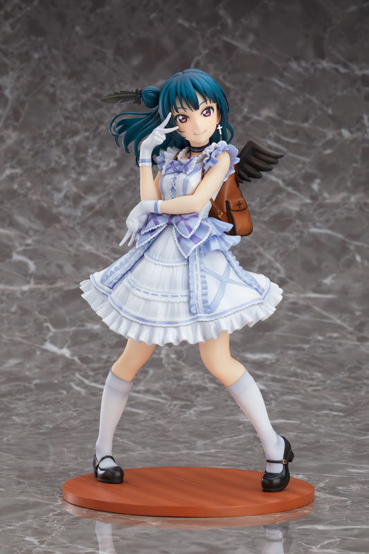 Love Live! Sunshine!! - Tsushima Yoshiko - 1/7 - Blu-ray Jacket Ver. (Good Smile Company, With Fans!), Franchise: Love Live! Sunshine!!, Brand: Good Smile Company, With Fans!, Release Date: 26. Aug 2019, Type: General, Dimensions: 215 mm, Scale: 1/7 H=215mm (8.39in, 1:1=1.51m), Material: ABSPVC, Store Name: Nippon Figures