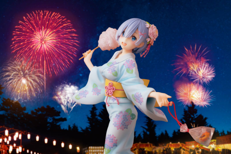 Re:Zero kara Hajimeru Isekai Seikatsu - Rem - KD Colle - 1/7 - Yukata Ver., Repaint (Kadokawa, Revolve), Franchise: Re:Zero kara Hajimeru Isekai Seikatsu, Brand: Kadokawa , Revolve, Release Date: 31. May 2020, Type: General, Dimensions: 230 mm, Scale: 1/7 H=230mm (8.97in, 1:1=1.61m), Material: ABSPVC, Store Name: Nippon Figures