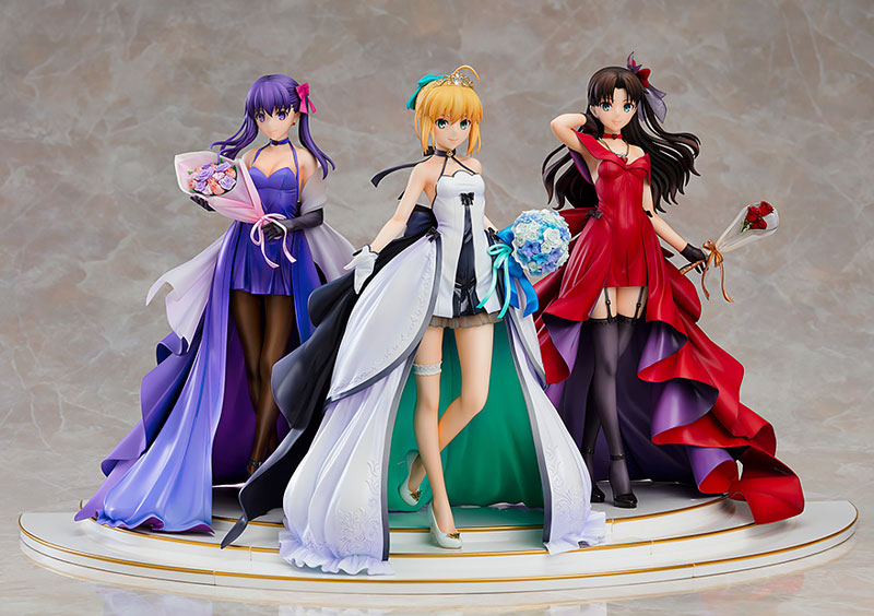 "Fate/Stay Night - Saber - Matou Sakura - Rin Tohsaka - 1/7 - 15th Celebration Dress Ver. (Good Smile Company), Franchise: Fate/Stay Night, Brand: Good Smile Company, Release Date: 30. Nov 2021, Type: General, Store Name: Nippon Figures"