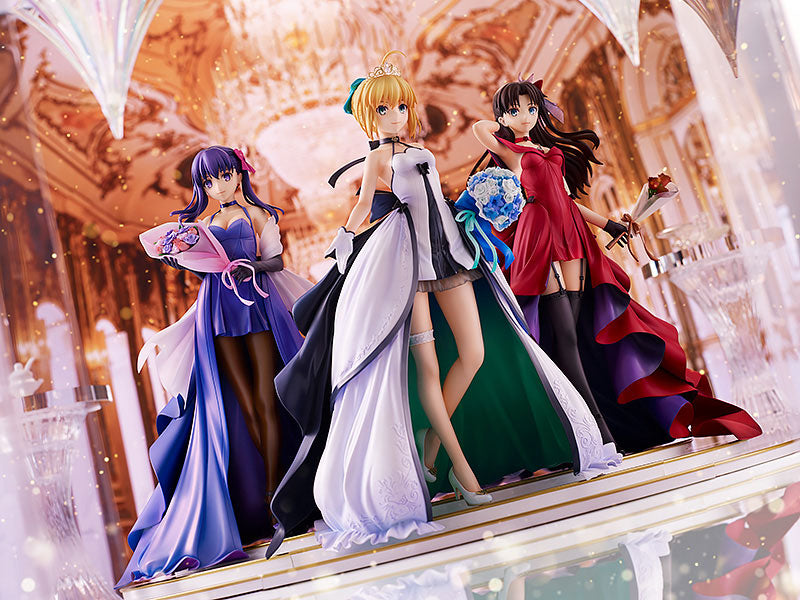 "Fate/Stay Night - Saber - Matou Sakura - Rin Tohsaka - 1/7 - 15th Celebration Dress Ver. (Good Smile Company), Franchise: Fate/Stay Night, Brand: Good Smile Company, Release Date: 30. Nov 2021, Type: General, Store Name: Nippon Figures"