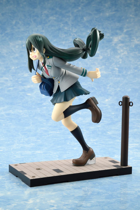 "My Hero Academia - Asui Tsuyu - Connect Collection - 1/8 - School Uniform Ver. (Bell Fine), Franchise: My Hero Academia, Brand: Bell Fine, Takara Tomy, Release Date: 14. Jan 2022, Type: General, Dimensions: 180 mm, Scale: 1/8, Material: ABS, PVC, Store Name: Nippon Figures"