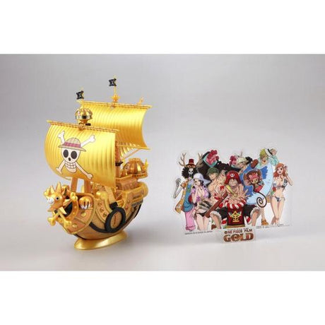 One Piece - Thousand Sunny - GOLD FILM Special - Grand Ship Collection Model Kit, Franchise: One Piece, Brand: Bandai, Release Date: 2016-07-23, Type: Model Kit, Nippon Figures