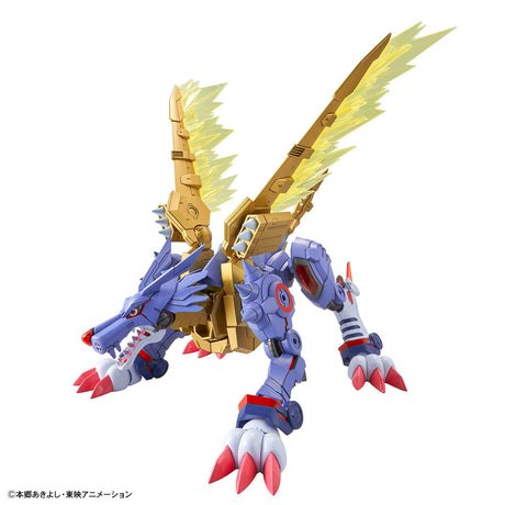 Digimon - MetalGarurumon - Figure-rise Standard Amplified Model Kit, From 'Digimon Adventure', MetalGarurumon joins the Figure-rise Standard Amplified series! As supervised by official, the plastic model uses the illustration drawn by As'Maria to recreate the character.