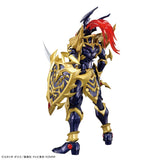 Yu-Gi-Oh! -Duel Monsters - Black Luster Soldier - Figure-rise Standard Amplified Model Kit, Super warrior of light and darkness with movable points and detailed armor and shield, Nippon Figures