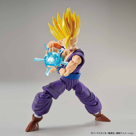 Dragon Ball - Super Saiyan 2 Son Goku - Figure-rise Standard Model Kit, Includes effect parts for charging and releasing the Kamehameha wave, by Bandai, from Nippon Figures.