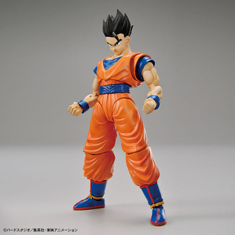 Dragon Ball - Ultimate Son Gohan - Figure-rise Standard Model Kit (Bandai), Includes facial expression parts, Super Saiyan Son Gohan (Future) reproduction parts, hand parts, energy wave effects, and more, Nippon Figures