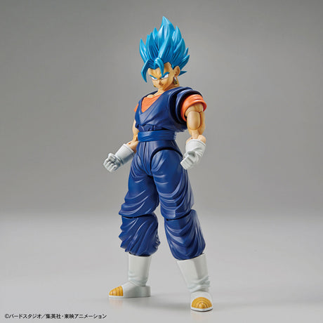 Dragon Ball - Super Saiyan God Vegito - Figure-rise Standard Model Kit, includes two facial expressions, seven interchangeable hand parts, and Vegito sword effect, sold by Nippon Figures.