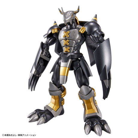 Digimon - Black WarGreymon - Figure-rise Standard Model Kit, Metallic black armor, dynamic poses, signature moves, Nippon Figures