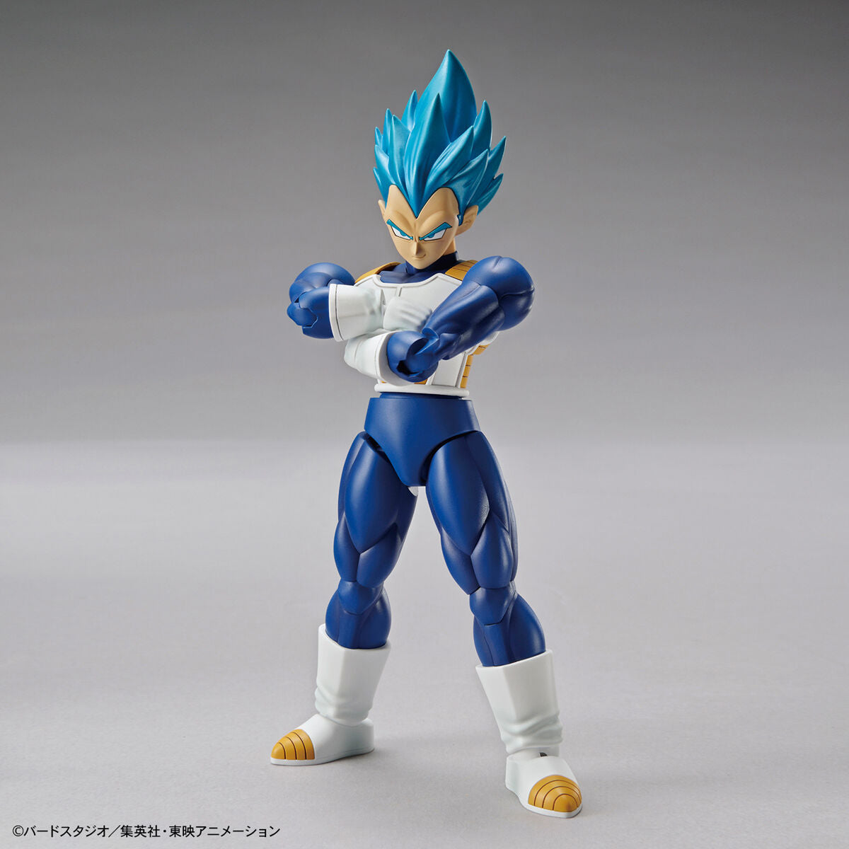 Dragon Ball - Super Saiyan God Vegeta - Figure-rise Standard Model Kit, Includes metallic molding color, two facial expression parts, two effect parts, and more, Nippon Figures