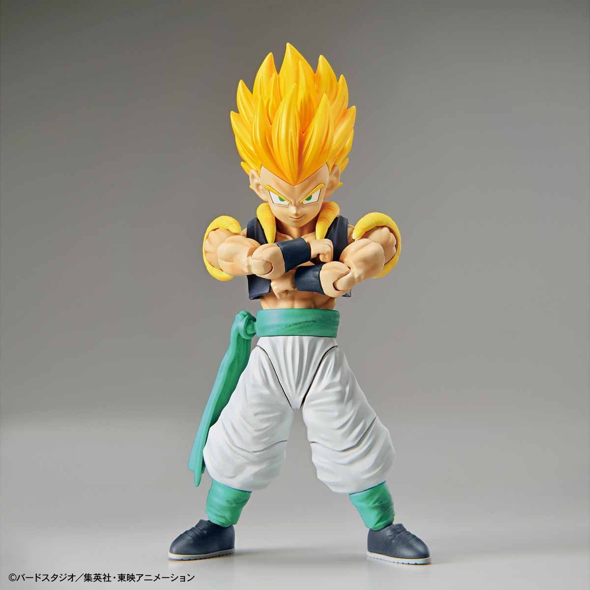 Dragon Ball - Super Saiyan Gotenks - Figure-rise Standard Model Kit (Bandai), Includes Super Ghost and Galactic Donut effect parts, various hand parts for posing, and two facial expression options. Released on 2019-05-31. Available at Nippon Figures.