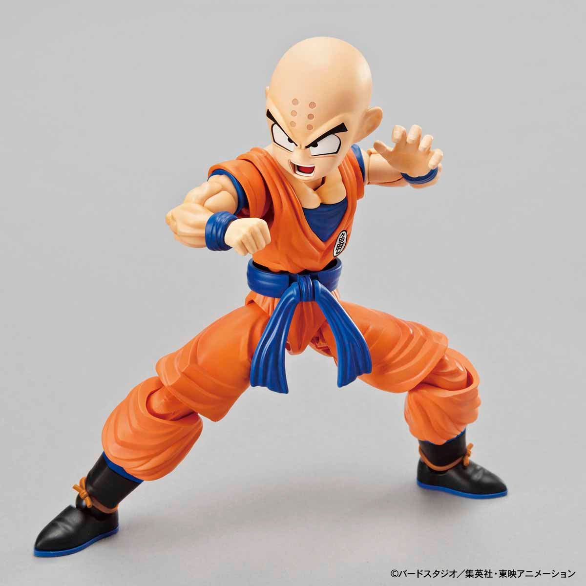 Dragon Ball - Krillin - Figure-rise Standard Model Kit (Bandai), Includes Special Effect Parts for Solar Flare and Destructo Disc, 3 Facial Expression Options, 6 Unique Forehead Patterns, Sold by Nippon Figures