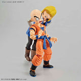Dragon Ball - Krillin - Figure-rise Standard Model Kit (Bandai), Includes Special Effect Parts for Solar Flare and Destructo Disc, 3 Facial Expression Options, 6 Unique Forehead Patterns, Sold by Nippon Figures