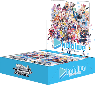 Hololive Production - Weiss Schwarz Card Game - Booster Box, Franchise: Hololive Production, Brand: Weiss Schwarz, Release Date: 2021-10-01, Type: Trading Cards, Cards per Pack: 1 pack of 9 cards, Packs per Box: 16 packs, Nippon Figures