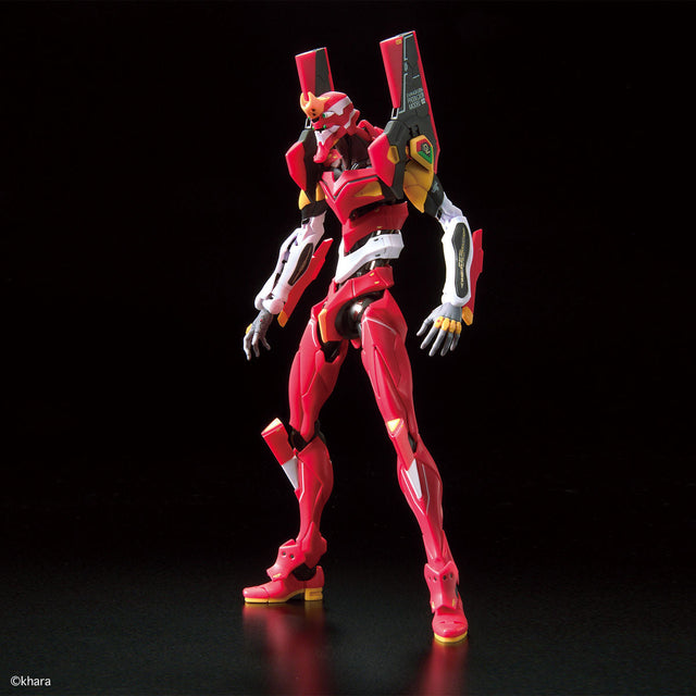 Evangelion - Unit-02 - RG Model Kit, Realistic articulation, intricate details, and specialized hand parts included, Nippon Figures