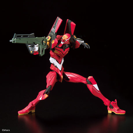 Evangelion - Unit-02 - RG Model Kit, Realistic articulation, intricate details, and specialized hand parts included, Nippon Figures
