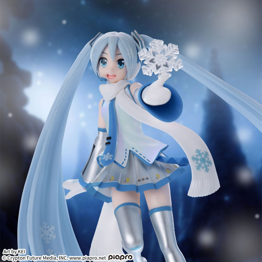Vocaloid - Hatsune Miku - Luminasta - Snow Miku Skytown Ver. (SEGA), Franchise: Vocaloid, Brand: SEGA, Release Date: 31. Jan 2024, Type: Prize, Dimensions: W=200mm (7.8in) H=220mm (8.58in), Nippon Figures