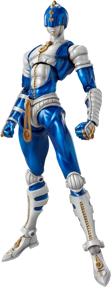 JoJo's Bizarre Adventure - Golden Wind - Sticky Fingers - Super Action Statue #32 - 2024 Re-release (Medicos Entertainment), Franchise: JoJo's Bizarre Adventure, Golden Wind, Brand: Medicos Entertainment, Release Date: 31. Jul 2024, Type: Action, Dimensions: H=160mm (6.24in), Store Name: Nippon Figures