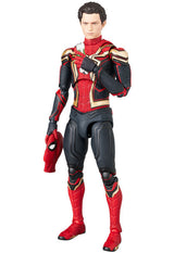 Spider-Man: No Way Home - Peter Parker - Spider-Man - Mafex (No.245) - Integrated Suit (Medicom Toy), from the Spider-Man: No Way Home franchise, by Medicom Toy, releasing on 30. Apr 2025, action figure with dimensions H=150mm (5.85in), Nippon Figures