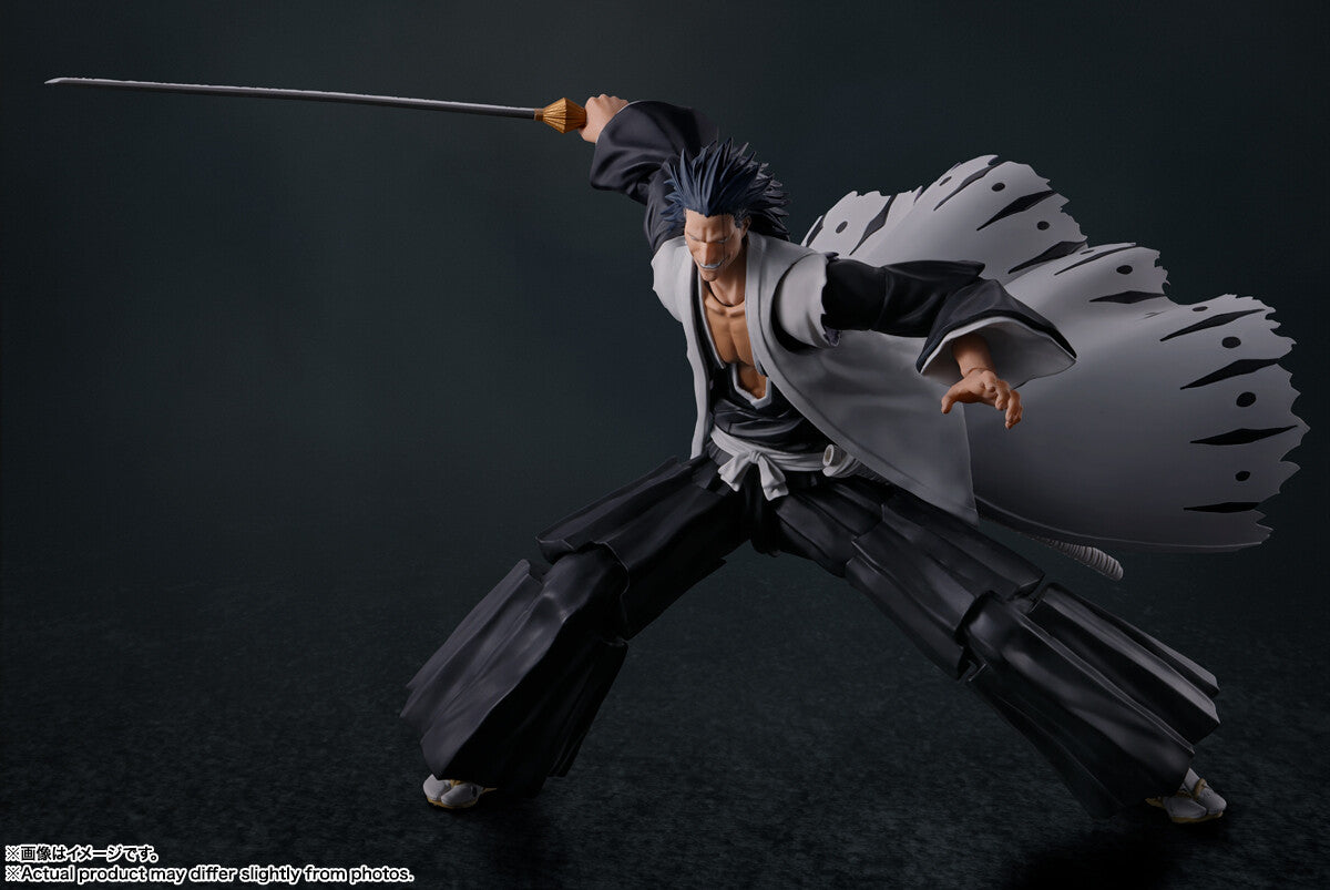 Bleach: Thousand-Year Blood War - Zaraki Kenpachi - S.H.Figuarts (Bandai Spirits), Action figure with dimensions H=170mm (6.63in), available at Nippon Figures