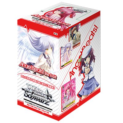 Angel Beats! Re: Edit - Weiss Schwarz Card Game - Booster Box, Franchise: Angel Beats! Re: Edit, Brand: Weiss Schwarz, Release Date: 2014-06-27, Type: Trading Cards, Cards per Pack: 8, Packs per Box: 20, Nippon Figures