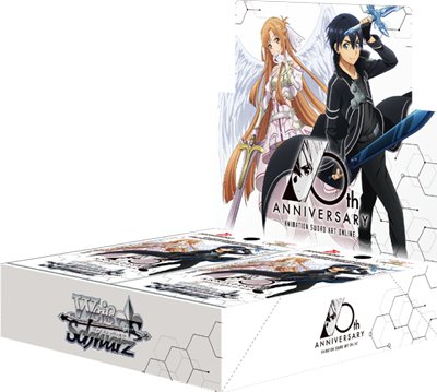 Anime Sword Art Online 10th Anniversary - Weiss Schwarz Card Game - Booster Box, Franchise: Anime Sword Art Online 10th Anniversary, Brand: Weiss Schwarz, Release Date: 2022-11-18, Type: Trading Cards, Cards per Pack: 9 cards, Packs per Box: 16 packs, Nippon Figures