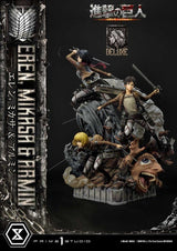 Attack on Titan - Armin Arlert - Eren Yeager - Mikasa Ackerman - Ultimate Premium Masterline UPMAOT-01DX - 1/4 - DX Version (Prime 1 Studio) - Figures - Nippon Figures