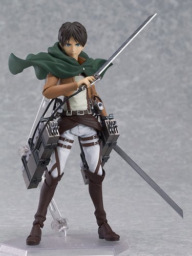 Attack on Titan - Eren Yeager - Figma #207 (Max Factory), Franchise: Attack on Titan, Release Date: 22. May 2014, Dimensions: H=145 mm (5.66 in), Material: ABS, PVC, Nippon Figures