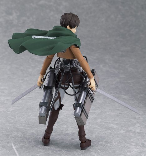 Attack on Titan - Eren Yeager - Figma #207 (Max Factory), Franchise: Attack on Titan, Release Date: 22. May 2014, Dimensions: H=145 mm (5.66 in), Material: ABS, PVC, Nippon Figures