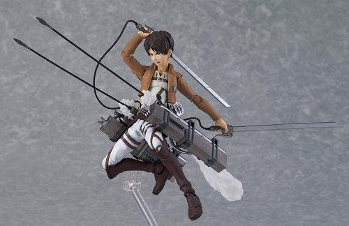 Attack on Titan - Eren Yeager - Figma #207 (Max Factory), Franchise: Attack on Titan, Release Date: 22. May 2014, Dimensions: H=145 mm (5.66 in), Material: ABS, PVC, Nippon Figures