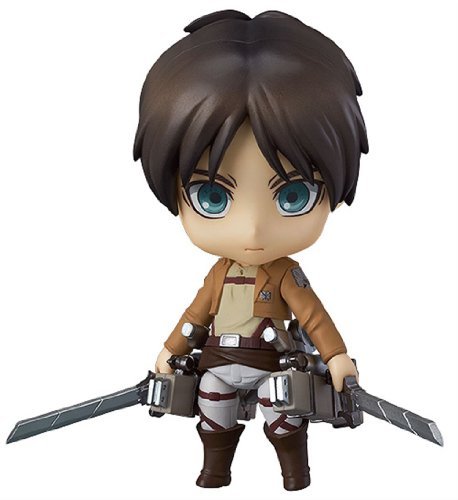 Attack on Titan - Eren Yeager - Nendoroid #375 (Good Smile Company), Franchise: Attack on Titan, Brand: Good Smile Company, Release Date: 22. Oct 2013, Type: Nendoroid, Dimensions: H=100 mm (3.9 in), Material: ABS, PVC, Nippon Figures