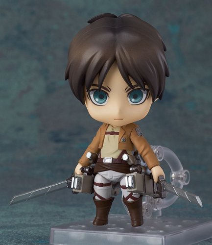 Attack on Titan - Eren Yeager - Nendoroid #375 (Good Smile Company), Franchise: Attack on Titan, Brand: Good Smile Company, Release Date: 22. Oct 2013, Type: Nendoroid, Dimensions: H=100 mm (3.9 in), Material: ABS, PVC, Nippon Figures