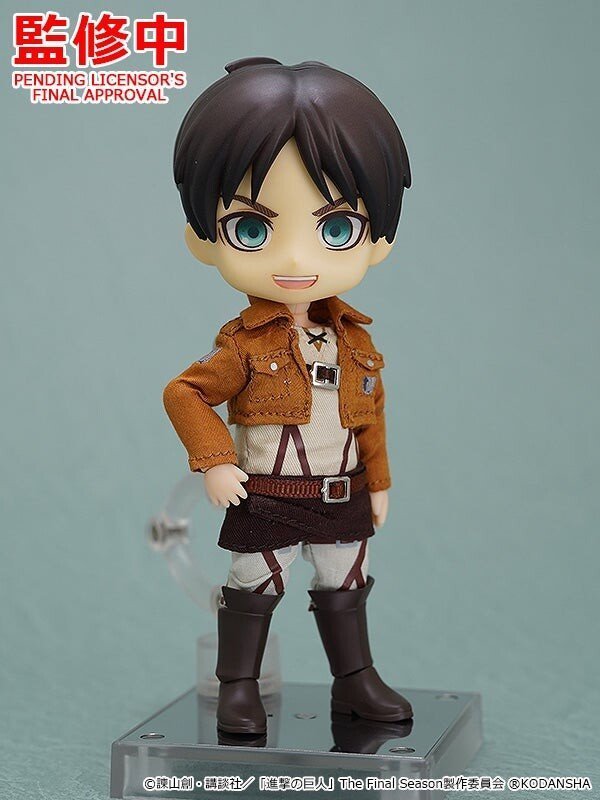 Attack on Titan - Eren Yeager - Nendoroid Doll (Good Smile Company), Franchise: Attack on Titan, Brand: Good Smile Company, Release Date: 31. Mar 2024, Type: Nendoroid, Dimensions: H=140mm (5.46in), Nippon Figures