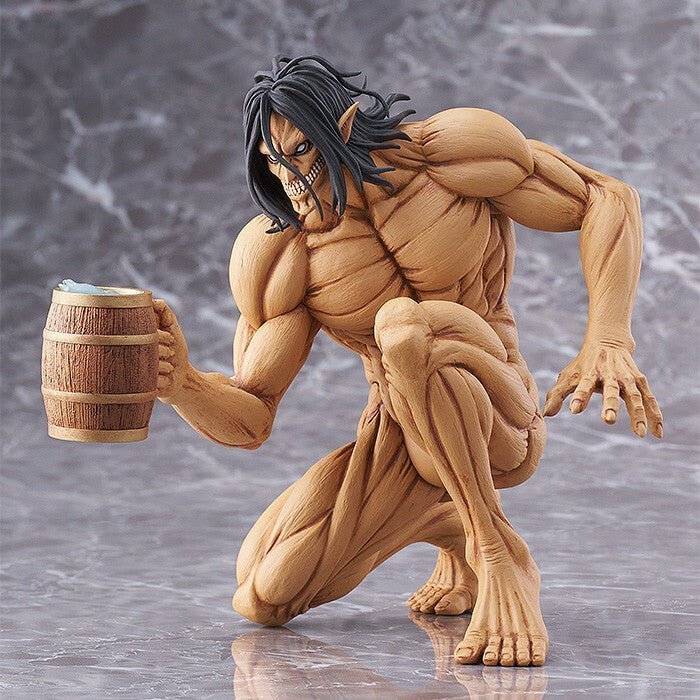 Attack on Titan - Eren Yeager - Pop Up Parade - Attack Titan, Worldwide After Party Ver. (Good Smile Company), Franchise: Attack on Titan, Release Date: 31. May 2024, Dimensions: H=150mm (5.85in), Nippon Figures