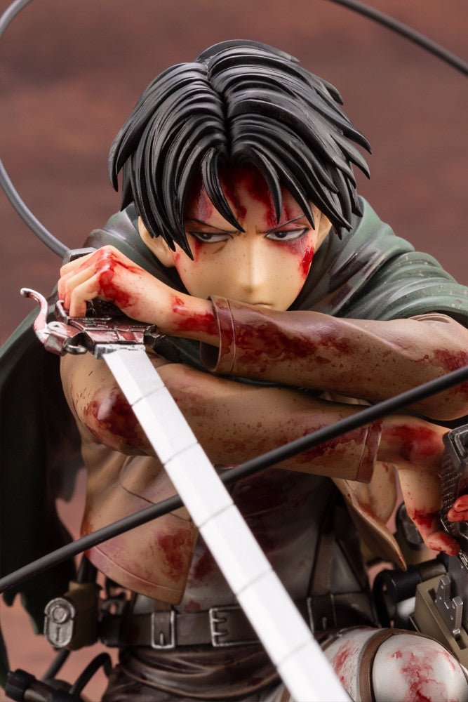 "Attack on Titan - Levi Ackerman - ARTFX J - 1/7 - Fortitude ver. - 2022 Re-release (Kotobukiya), Franchise: Attack on Titan, Release Date: 14. Nov 2022, Scale: 1/7, Store Name: Nippon Figures"