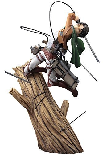 Attack on Titan - Levi Ackerman - ARTFX J - 1/8 - Re-release (Kotobukiya), Franchise: Attack on Titan, Release Date: 28. Oct 2021, Dimensions: 280 mm, Scale: 1/8H=280mm (10.92in, 1:1=2.24m), Material: ABSPVC, Store Name: Nippon Figures