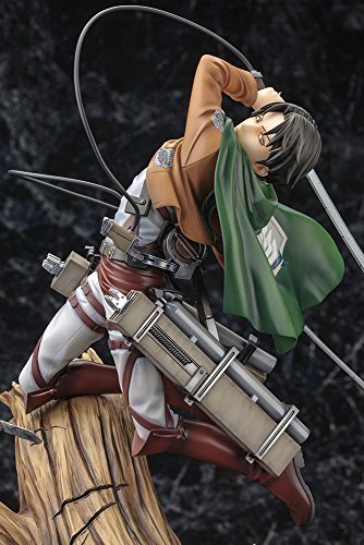 Attack on Titan - Levi Ackerman - ARTFX J - 1/8 - Re-release (Kotobukiya), Franchise: Attack on Titan, Release Date: 28. Oct 2021, Dimensions: 280 mm, Scale: 1/8H=280mm (10.92in, 1:1=2.24m), Material: ABSPVC, Store Name: Nippon Figures