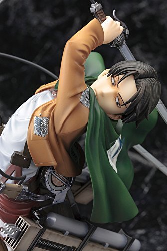 Attack on Titan - Levi Ackerman - ARTFX J - 1/8 - Re-release (Kotobukiya), Franchise: Attack on Titan, Release Date: 28. Oct 2021, Dimensions: 280 mm, Scale: 1/8H=280mm (10.92in, 1:1=2.24m), Material: ABSPVC, Store Name: Nippon Figures