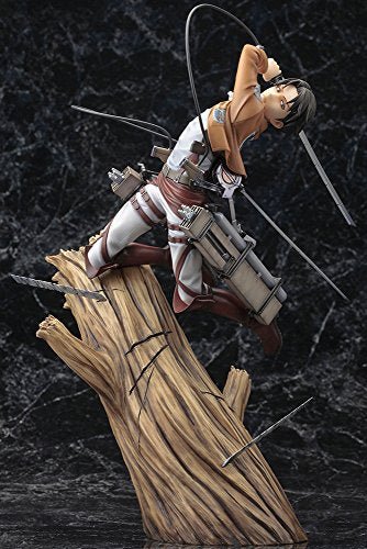 Attack on Titan - Levi Ackerman - ARTFX J - 1/8 - Re-release (Kotobukiya), Franchise: Attack on Titan, Release Date: 28. Oct 2021, Dimensions: 280 mm, Scale: 1/8H=280mm (10.92in, 1:1=2.24m), Material: ABSPVC, Store Name: Nippon Figures