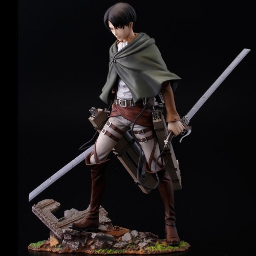 Attack on Titan - Levi Ackerman - BRAVE-ACT - 1/8 (Sentinel), Franchise: Attack on Titan, Brand: Sentinel, Release Date: 04. Jul 2014, Type: General, Dimensions: H=200 mm (7.8 in), Scale: 1/8, Material: ABS, ATBC-PVC, Nippon Figures