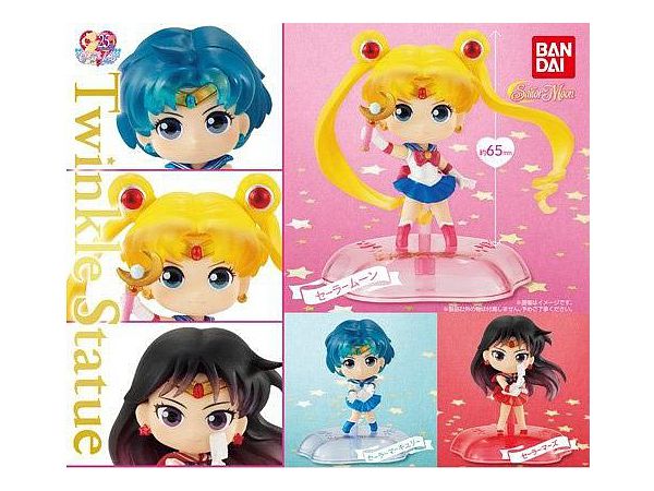 Bishoujo Senshi Sailor Moon - Sailor Mercury - Bishoujo Senshi Sailor Moon Twinkle Statue (Bandai), Franchise: Bishoujo Senshi Sailor Moon, Brand: Bandai, Scale: H=65mm (2.54in), Material: ABSPVC, Store Name: Nippon Figures