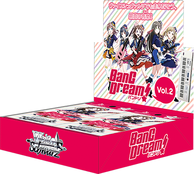 BanG Dream! Vol.2 - Weiss Schwarz Card Game - Booster Box, Franchise: BanG Dream! Vol.2, Brand: Weiss Schwarz, Release Date: 2020-01-01, Type: Trading Cards, Cards per Pack: 9 cards, Packs per Box: 16 packs, Nippon Figures