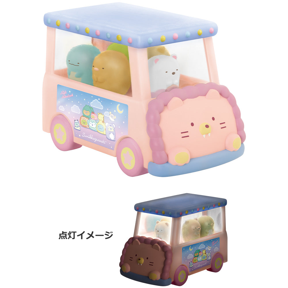 Sumikko Gurashi - Bus-shaped Night Light - Ichiban Kuji - Night Animal Park - B Prize (Bandai Spirits), Franchise: Sumikko Gurashi, Brand: Bandai Spirits, Release Date: 01.June 2024, Type: Prize, Dimensions: H=16 cm, Nippon Figures