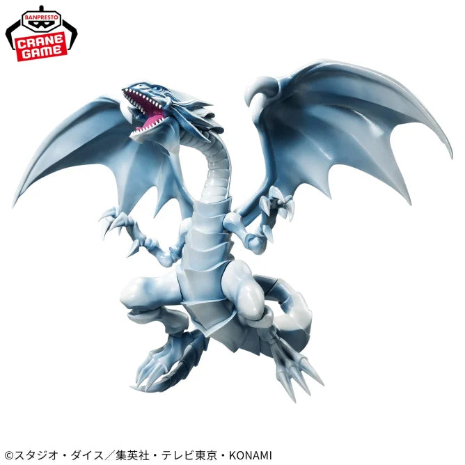 Yu-Gi-Oh! -Duel Monsters - Blue-Eyes White Dragon - Banpresto (Bandai Spirits), Highly anticipated figure of Blue-Eyes White Dragon with striking vivid blue coloration and majestic appearance, Nippon Figures