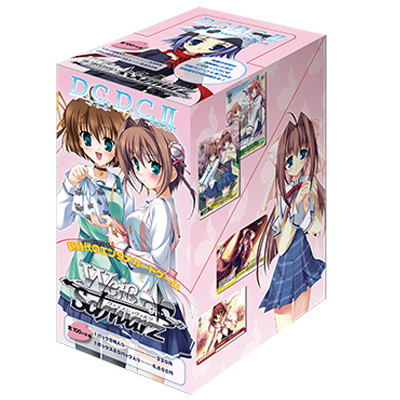 D.C. D.C.II. - Weiss Schwarz Card Game - Booster Box, Franchise: D.C. D.C.II, Brand: Weiss Schwarz, Release Date: 2008-05-29, Type: Trading Cards, Cards per Pack: 8 cards, Packs per Box: 20 packs, Nippon Figures