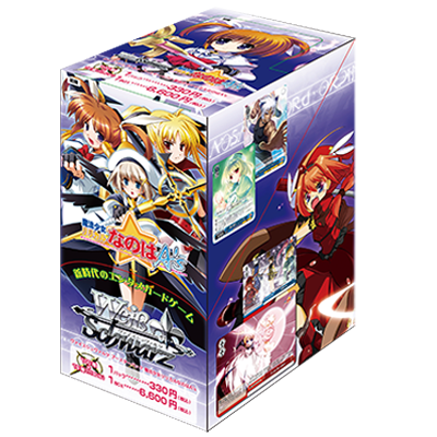 Magical Girl Lyrical Nanoha A’s - Weiss Schwarz Card Game - Booster Box, Franchise: Magical Girl Lyrical Nanoha A’s, Brand: Weiss Schwarz, Release Date: 2010-08-21, Type: Trading Cards, Cards per Pack: 8, Packs per Box: 20, Nippon Figures