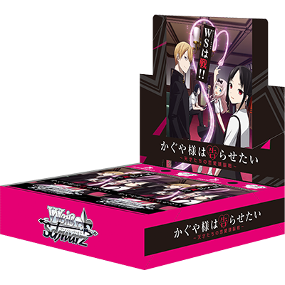 Kaguya-sama: Love is War - The Genius' War of Love and Brains - Weiss Schwarz Card Game - Booster Box, Franchise: Kaguya-sama: Love is War - The Genius' War of Love and Brains, Brand: Weiss Schwarz, Release Date: 2020-12-18, Type: Trading Cards, Cards per Pack: 9 cards, Packs per Box: 16 packs, Nippon Figures
