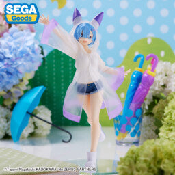 Re:Zero kara Hajimeru Isekai Seikatsu - Rem - Luminasta Rain Coat Ver. - SEGA, Franchise: Re:Zero kara Hajimeru Isekai Seikatsu, Brand: SEGA, Release Date: 30. Apr 2023, Type: Prize, Dimensions: H=210mm (8.19in), Nippon Figures